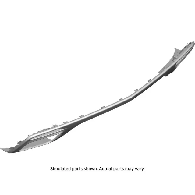 Black Rear Bumper Valance Panel