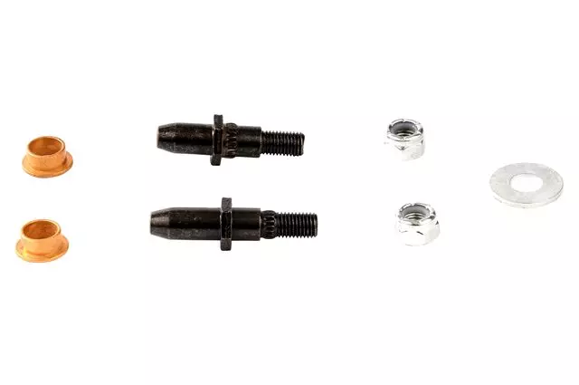 Door Hinge Pin Kit with Upper and Lower Pins, Bushings, Washer, and Nuts