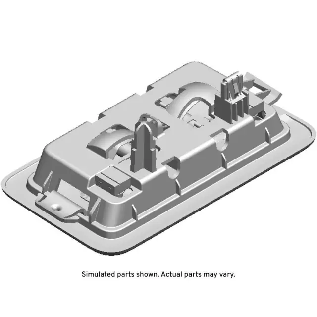 Light Opel Gray Dome and Reading Lamp