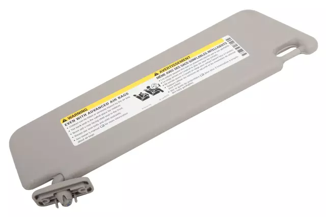 Light Titanium Driver Side Sun Visor
