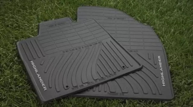 ToughPRO Front Floor Mats For 2008-2013 Toyota Highlander – All-Weather Black Custom Fit Liners