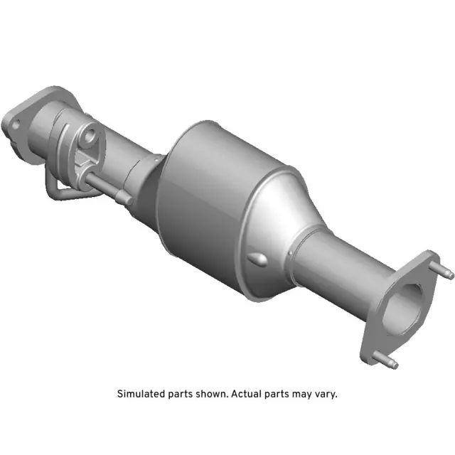 3-Way Catalytic Converter with Flange, Insulator, Gasket, and Bolts