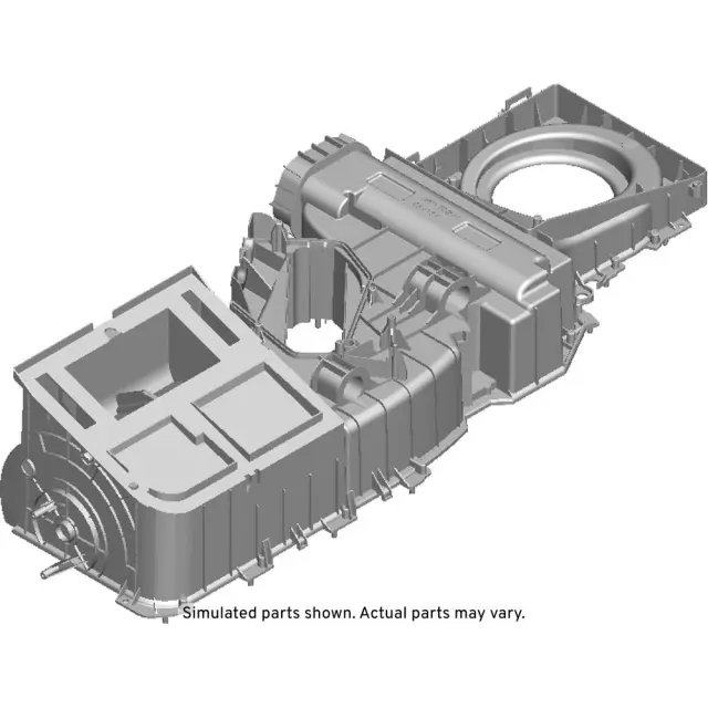 Heater, Air Conditioning Evaporator, and Blower Lower Case