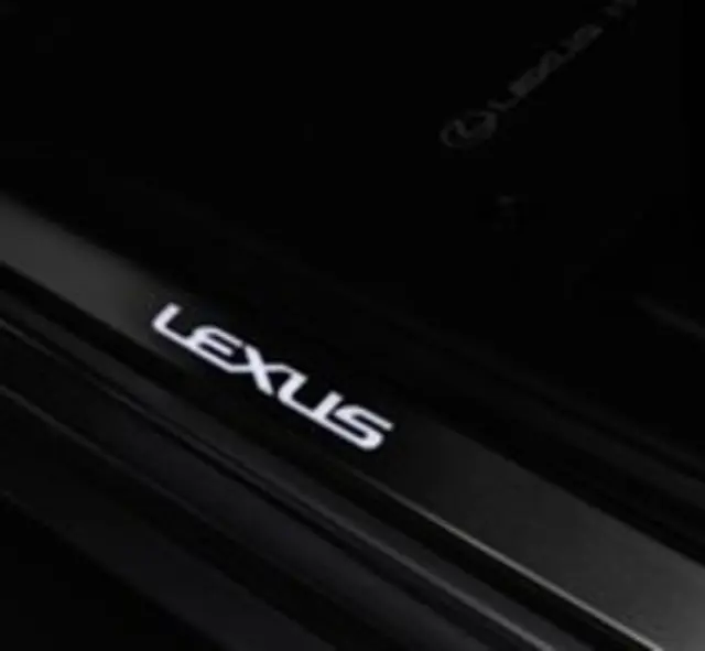PT942-53210-02 - Illuminated Door Sills, Black 2021-2025 Lexus