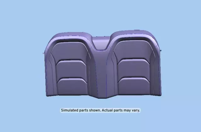 Ceramic White Rear Seat Back Cushion Cover