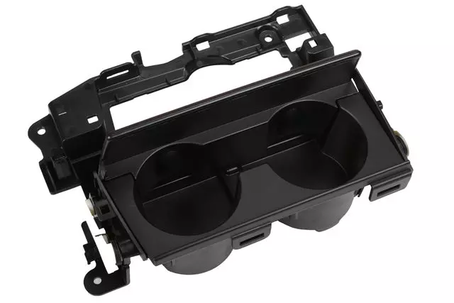 Figured Sapele Open Pore Front Floor Console Cup Holder Plate