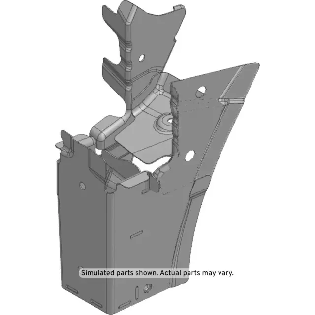 Passenger Side Body Drivetrain and Front Suspension Frame Support