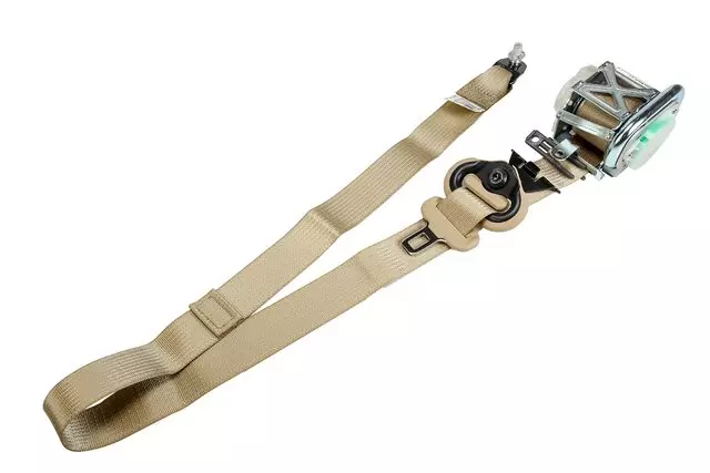 Cashmere Passenger Seat Belt with Retractor and Pre-Tensioner