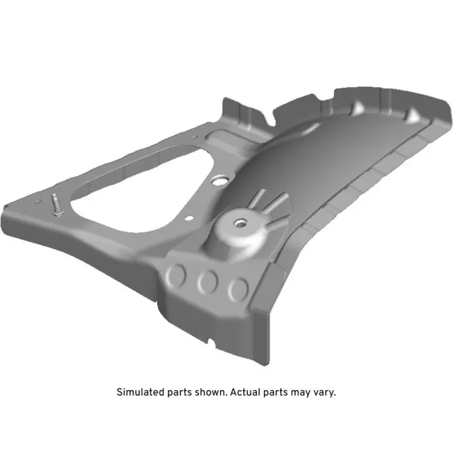 Passenger Side Front Wheelhouse Front Panel