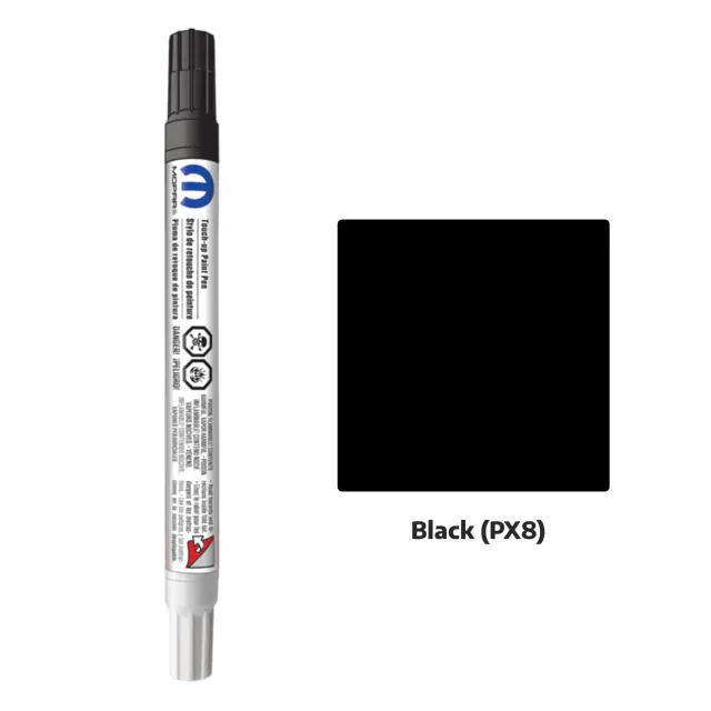 2014-2026 Mopar Touch-Up Paint Pen - Black (PX8) 68635850AB
