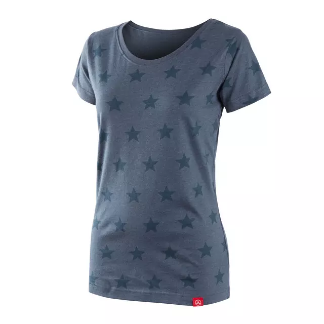 1524649-84 - Mer Ladies Star Print Tee Denim Star Wxl MB Parts Source