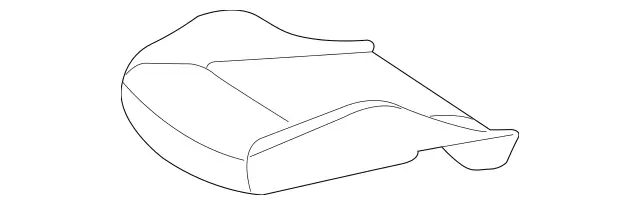 MercedesBenz Outer Cover Seat Cushion 20591073033E36