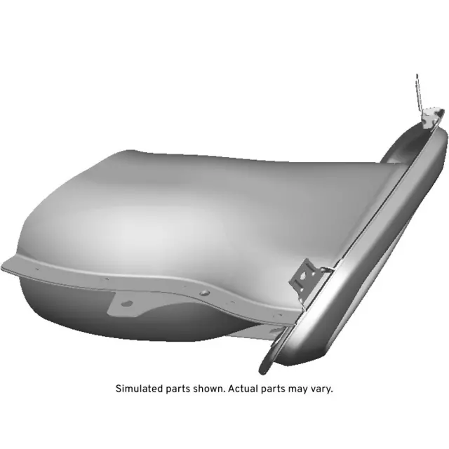 Passenger Side Rear End Fascia Exhaust Tail Pipe Opening Bezel