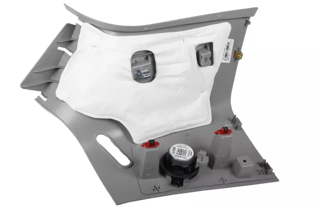 Light Ash Gray Driver Side Body Rear Corner Upper Garnish Molding