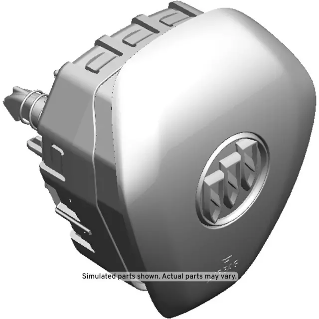 Jet Black Steering Wheel Airbag