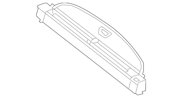 Genuine OEM Cargo Cover | 166-810-03-01-9051 | Fits Select