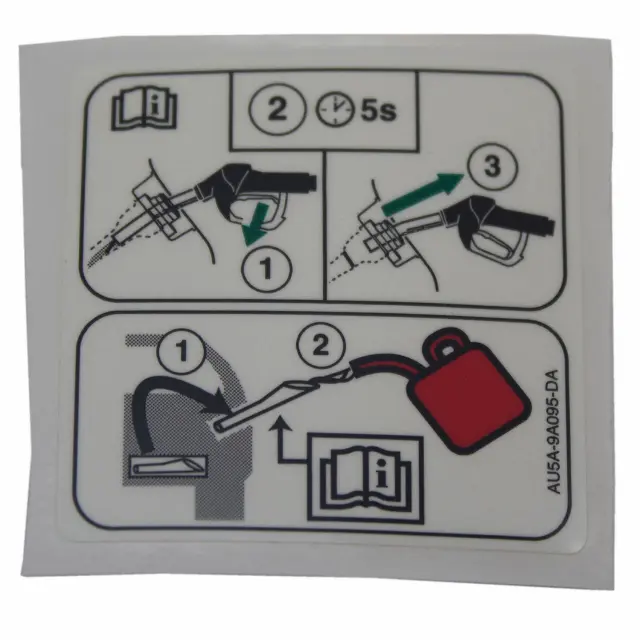 【確認用】アイバーソン① au5z9a095d - Ford Fuel Information Label | Levittown Ford Parts