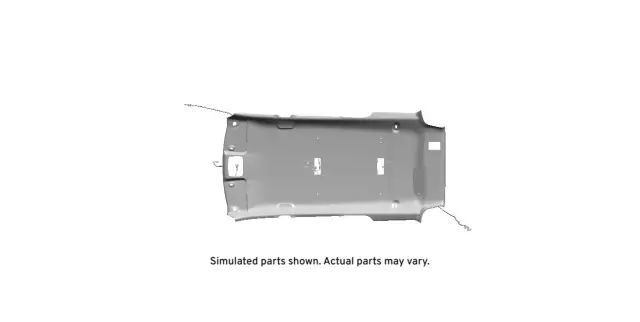 Light Cashmere Headlining Trim Panel