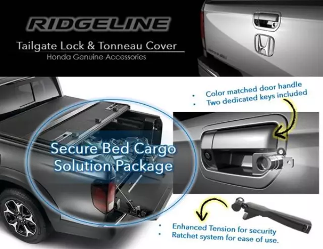08Z07-T6Z-180E - Tailgate Lock Handle, Platinum White Pearl 2019