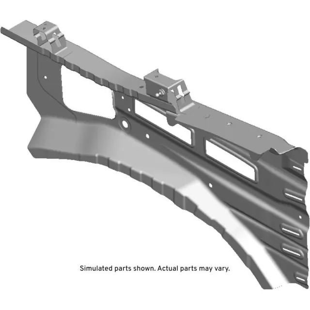 Passenger Side Front Compartment Upper Side Rail