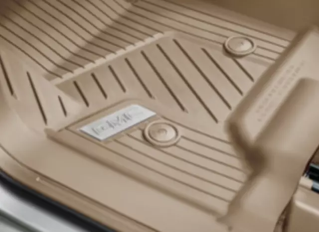 Second-Row Interlocking Floor Liner - Dune