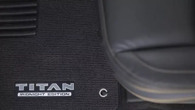 2018-2024 Nissan Titan Carpeted Floor Mats (4-Piece / Midnight