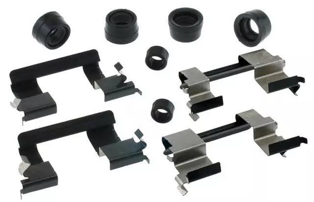 Front Disc Brake Caliper Hardware Kit with Clips, Seals, and 