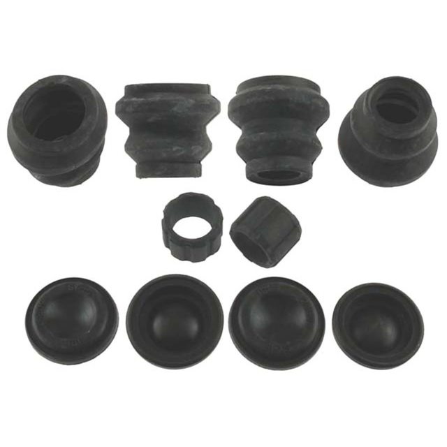 Rear Disc Brake Caliper Rubber Bushing Kit with Seals, Bushings, and Caps 19305780
