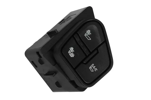 Black Carbon Metallic Driver Seat Heater Switch