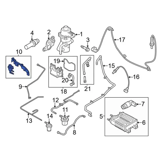 2008-2019 Ford OEM NEW Ford 2008-2019 XLT Vent Control Solenoid Explorer Flex Taurus 8G1Z9F945A - View #12