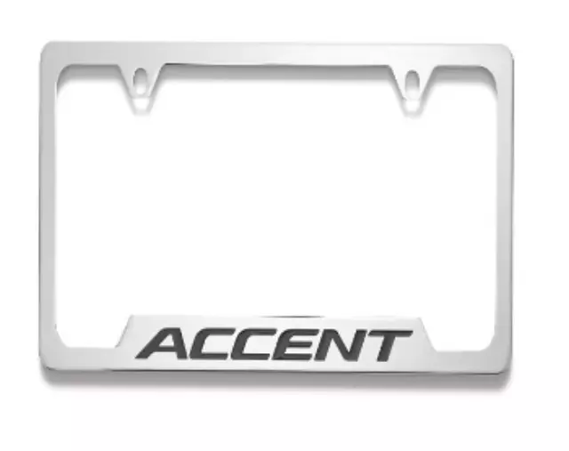 2007-2022 Hyundai Accent - License Plate Frame - 3 And 4 Door