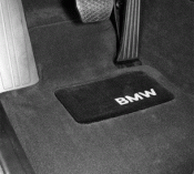 Carpeted Floor Mats With Bmw Lettering Heel