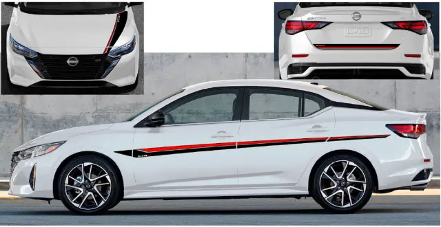 Nissan Nismo & Toyota Denso Hybrid セット！ NISMO B18 Sentra Graphics Package Black Late (76820b18grbk) 2020