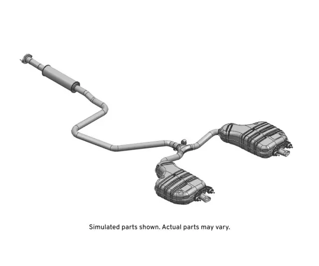 Exhaust Muffler with Exhaust Pipe