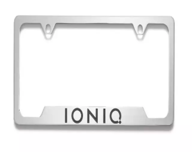 2020-2021 Hyundai Ioniq - License Plate Frame, Thick Frame Ioniq Logo