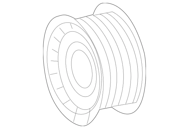 1995 – 2010 Mercedes-Benz Accessory Drive Belt Idler Pulley 000-202-00-19