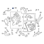 2020-2024 Ford - Turbocharger Oil Line Gasket