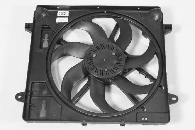 Radiator Cooling Fan Assembly For 2012-2018 Jeep Wrangler 3.6L - Hexautoparts 624080