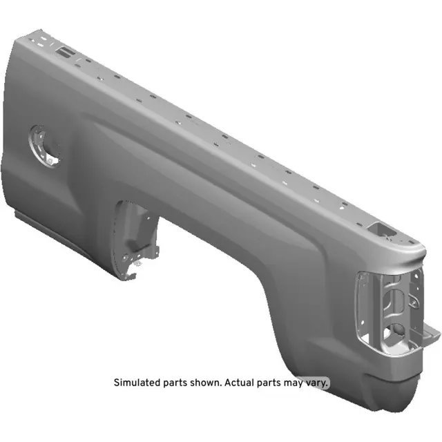 Driver Side Pickup Box Outer Side Panel