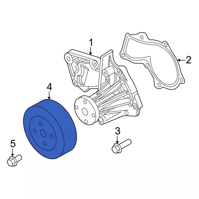 Motorcraft Water Pump Assembly PW505 | O'Reilly Auto Parts