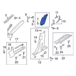 Lower Center Pillar Trim
