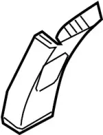 Upper Center Pillar Trim