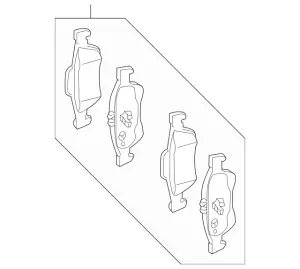 Disk Brake Pad Rear