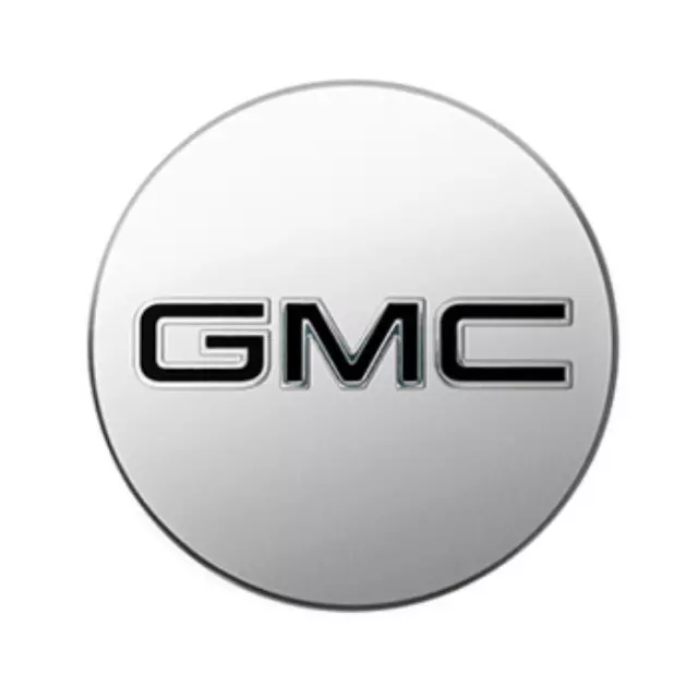 Wheel Center Cap, Bright W\\/Black GMC