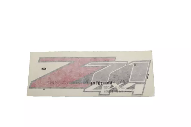 Pickup Box Side Rear Z71 4x4 Decal