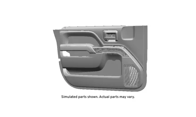 Cocoa Driver Side Front Door Trim