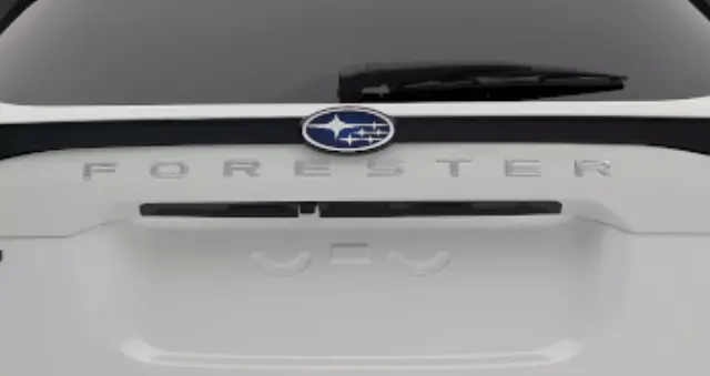 2025-2026 Subaru Forester Rear Gate Inset Lettering - Silver