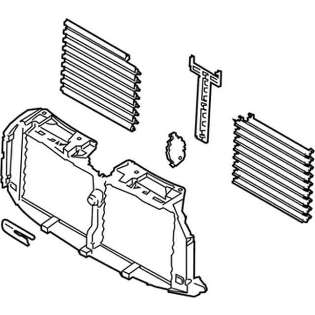 JL3Z-8475-D - Radiator Shutter Assembly 2018-2020 Ford F-150