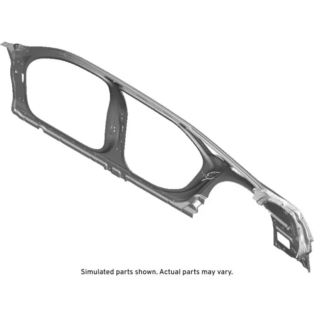 Passenger Side Outer Body Side Panel with Gutter, Plate, Brackets, and Filler
