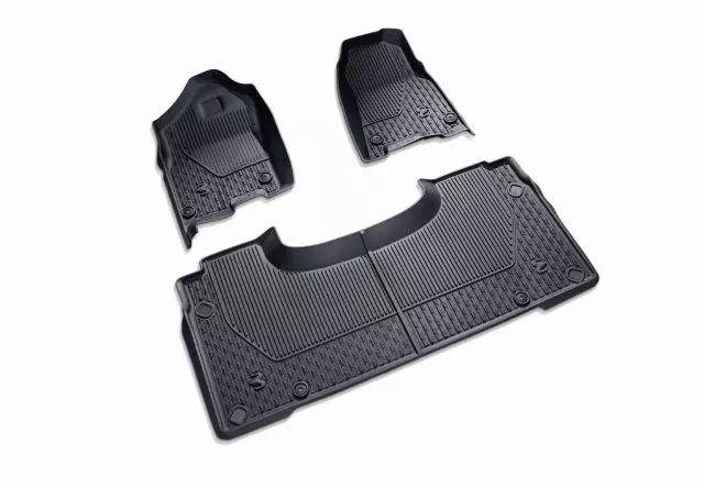 82215323AD - All-Weather Floor Mats -- Quad (Black) 2019-2026 Ram